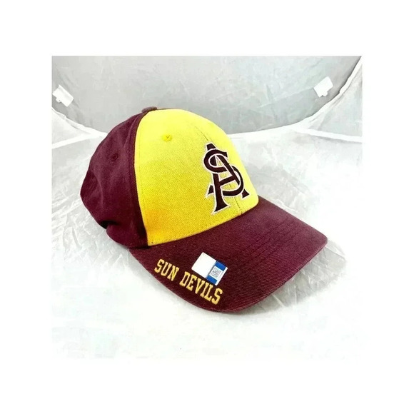 Arizona State University Sun Devils ASU Captivating Strapback Hat Ball Cap - Picture 2 of 8